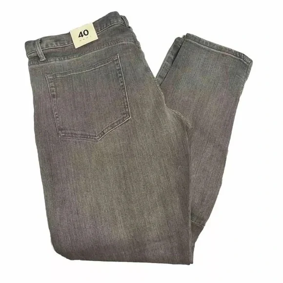NWT MNML Convertible Skinny Denim Gray Jeans X491 Mens Sized 40x 33 - Picture 1 of 7